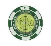 Generico Clip pour chapeau de golf à balle, marqueurs de golf pour mettre le vert, en lecture avec entraîneur à bulles horizontal - pour le clip de chapeau multifonction pour usage extérieur intérieur