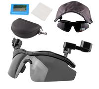 Generico Clip sur les lunettes de soleil polarisées - UV flpp Omplani Sun Accessoire | polarisées pour coussinets de nez réglable, bouclier pour les yeux extérieurs légers pour la conduite de golf