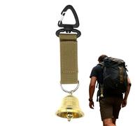 Genérico Cloche pour ours Protection En Laiton Portable Et Sonore Anti-Ours Randonnée Escalade Montagne Parc Pique-nique Foyer Survie Bushcraft