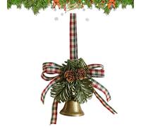 Genérico Cloches de Noël - Décoration rustique en fer, cloches suspendues de Noël, pour intérieur extérieur, maison, bureau, salon, salle à manger, cuisine, chambre, salle de bain, couloir, escalier