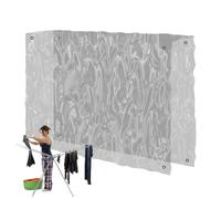 Genérico Clothes Drying Rack Rain Cover - 1 pièce pour Raçk Raçk Rain Covèr, Clear Clothes Rail Cover | Transparent Drying Rack - Excellent Waterproof and Sun Protection For Your Clothing Items