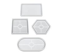 Generico Coaster Molds - Silicone Tray Molds | Resin Coasters | Coffee Cup Coaster Mold | for Thanksgiving Holiday Party Offices Home Room Desk Desktop School Dormitory Apartment