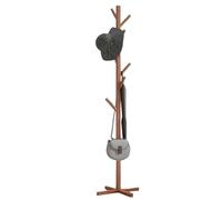 Genérico Coat Rack - Triangulaire Base Coat Rack Stand | Black Dependable Walnut Stand | Freestandiing Tree | Hat Storage | Large Load-Bearing Corner For Bedroom, Hall, Corridor, And Living Ro
