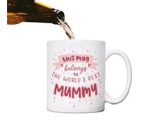 Generico Coffee Mug For Mom - Funny Coffee Mug, Novelty Ceramic Cup | Mom Mugs From Son, Daughter | Small Coffees Cups 350 ml F0r, Women For Birthday, Mother's Day
