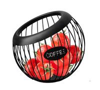 Generico Coffee Pod Basket - Organisateur de bureau | Large Coffees Holder Iron Storage Baskets For Counter Kitchen Table Office Home Beverage Station With Convenient Durable Metal Design
