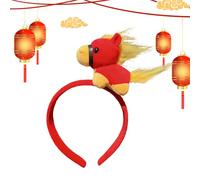 Genérico Coiffe de cheval tendance avec anneau en cheveux pour femme, fête, réunion de famille, célébrations, mariages, concerts