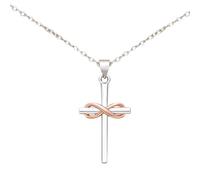 Generico Collier avec pendentif crucifix - Bijou de cou - Bijoux religieux dévotionnels - Idéal pour femmes, filles, copines, épouses, anniversaire, Noël, mariage, église et usage quotidien