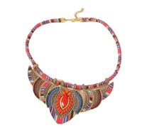 Generico Collier pendentif en cristal de style national bohème, One Size