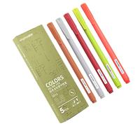 Genérico Colored Set - 5 couleurs ensembles, séchage rapide, vibrant colored | Adulte Scrapbooking Student Diary For Writing Drawing Coloring Creative Art Projects