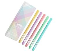 Genérico Colored Set - 5 couleurs ensembles, séchage rapide, vibrant colored | Adulte Scrapbooking Student Diary For Writing Drawing Coloring Creative Art Projects