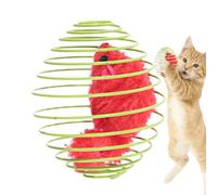 Generico Colourful Cats Springs Toys - Interactive Cat & Kitten Toys, Durable Spring Cat Toy for Swatting, Biting, Hunting, Enrichment Play, Fun Kitten Toy to Keep Kittens Active & Engaged