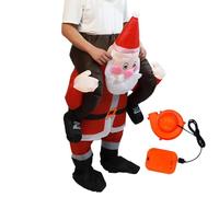 Genérico Combinaison gonflable de Père Noël imperméable pour cosplay, fête, événements, activités et célébrations