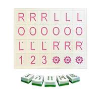 Genérico Compact Tile Trainer, Handy Mahjong Practice, Strategy Aid with Slot Layout, Advanced Learning Game Board Tool, Puzzle Set with Sl esign, Mahjong Practice for Beginners Party