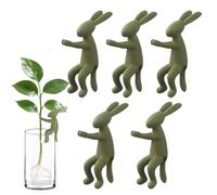 Genérico Compagnon de propagation des - 5 pièces - Lapin antidérapant - Boutures pour d'intérieur, orchidées, , rebord de fenêtre, balcon, salon, table de salle à manger