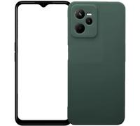 Generico Compatible avec Oppo REALME C35 6.6 RMX3511 / Realme Narzo 50A RMX3430 Narzo 50A Prime RMX3516 Coque de Protection en Gel de Silicone TPU Souple Mat Ultra Doux (Vert forêt)