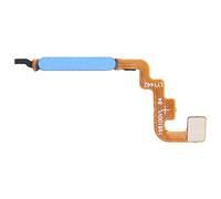 Generico Compatible Avec Xiaomi Redmi Note 11 4G Global / 11s 4G / Peu M4 Pro 4G Flat Flex Ruban Câble Connecteur X pour Connexion Clé Home To Carte Mère Fingerprint Lecteur Empreinte Central (Bleu)