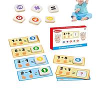 Genérico Compter sur les doigts | Apprentissage des chiffres - Manipulatifs mathématiciens éducatifs - Pour garçons et filles éducation à la maison, jardin d'enfance préscolaire anniversaire