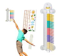 Generico Compteur de Saut Vertical - ABS 36x20x11,5 Cm | Tige de Test pour élévation Réglable | d'évaluation pour les Développement de la Compétence Motrice Sport Scolaire Entraînement à