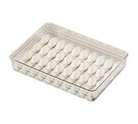 Genérico Congélation Dumplings empilable | Conteneur plat empilable pour aliments Wontons dumplings snacks gâteaux préparation de repas dim sum tartes ravioli
