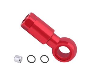 Genérico Connecteur hydraulique pour vélo - Insertion d'olive avec 5 fils pour tuyau | Accouplement pince en aluminium de précision, prise hydraulique vélo de précision pour route, cyclisme, extérieur