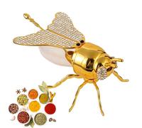 Genérico Conteneur en forme de | Transparent avec cuillère, décoratif pour ustensiles de cuisine, décoration pour petit déjeuner, préparation des aliments