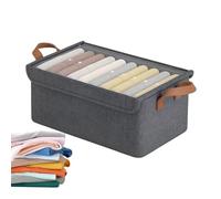 Genérico Conteneurs de Rangement Sous Lit - Sac de Rangement avec Couvercle Transparent et Poignées | Bacs de Rangement Sous Lit | Organisation pour Chambre Dortoir Chambre Enfant Armoire Salon