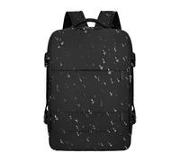 Generico Continuer Sac à dos, sac à dos pour femmes | BACKEND WEEKENDER DE VOYAGE,Compagnie aérienne approuvée, étanche, multi-poche, pour vol, avion, randonnée, gym, école, Noir, riferimento