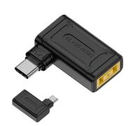 Genérico Convertisseur CC Type C pour Ordinateurs Portables, connecteur Adaptateur Jack 140 W PD Portable Plug and Play Adaptateur DC Femelle Type C pour appareils électroniques