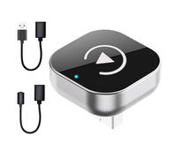 Generico Convertisseur de câblage sans fil pour voiture, convertisseur USB véhicule pour connexion sans fil, design compact avec activation automatique pour transmission stable, navigation et appels