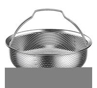 Generico Cooker à vapeur en acier inoxydable 304 - Paniers de vidange Trous denses | Panier végétal pratique pour cuisine saine | Grid de cuisson à la vapeur compatible avec casseroles et