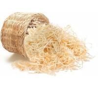 Generico Copeaux de bois naturel 500 g | Copeaux de paille décoratifs pour paniers de Noël, emballages cadeaux et emballages | Emballage écologique inodore et rembourrage protecteur pour expéditions