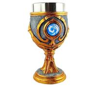 Genérico Coplette de vin - Coupe médiévale - Tankard en acier vintage | Verre à boissons en acier inoxydable pour usage quotidien, cadeau de papa, célébration de mariage et anniversaire