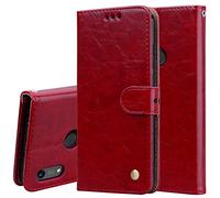 Generico Coque compatible avec Huawei Y6 2019 MRD-LX1F MRD-LX1 DUAL/Coque avec Honor 8A Coque avec Huawei Y6S Flip Book Stand Gel TPU Eco Cuir Protection Portefeuille Magnétique Porte Cartes