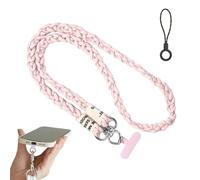 Generico Cordon de téléphone portable - Bandoulière col antivol, câble support universel pour smartphone, laisse porte-clés amovible, corde de sécurité réglable | pour voyage extérieur IOS Device