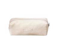 Genérico Corduroy Pencil Bag - Sac à Crayons en Corduroy avec étui en Corduroy pour Fournitures Scolaires Aesthetic Pencil Pouch Student Pencil Pouch Corduroy Makeup Bag for Students