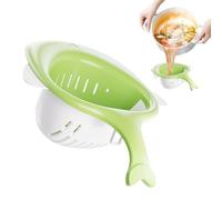 Generico Corner Sink Strainer, Whale Drain Basket, Magnetic Kitchen Filter, Anti Clog Sink Catcher Food Scrap Hair Trap Organizer Fruit Veggie Washer Strainer Home Restaurant Bar Laundry Use