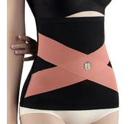 Genérico Corset Ceinture réglable pour contrôle du ventre sans coutures respirante | Bande de voyage lavable en nylon élastique pour utilisation à la maison, salle de sport et chambre, Noir , Taille