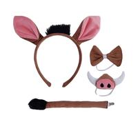 Genérico Costume de cosplay - Cloth, animal Headband Set, Soft | Imaginative Dress Up Accessory, Party Costume Headband For Boys Girls Pretend Play Gift Party Gathering
