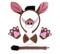 Genérico Costume de cosplay - Cloth, animal Headband Set, Soft | Imaginative Dress Up Accessory, Party Costume Headband For Boys Girls Pretend Play Gift Party Gathering