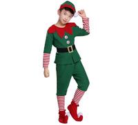 Generico Costume de Noël, costume d'elfe de Noël | d'assistant de Père Noël - Robe d'elfe de Noël, robe pour , adultes, cosplay de Noël
