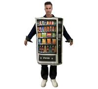 Generico Costumes drôles - Robes pour farces, carnaval, fêtes, Costume de distributeur automatique de collations, machine à bonbons, vendeur de nourriture, collations de nouveauté | une fête amusante
