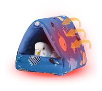 Generico Coton pour perroquets - Suspendu Chaud pour Petits | Fournitures d'hiver Tiger Cockatiel Peony avec Doublure Polaire | Nids de - Fournitures pour Animaux de Compagnie Cage pour V