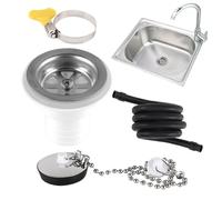 Genérico Coude angulaire pour vidange d'évier maritime, filtre à connexion rapide, connecteur pour vidange d'évier avec tuyau | pour camping-car, bateau, réparations et voyages