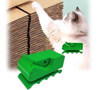 Genérico Coupe-carton pour grattoir à chat, outil de coupe de carton imprimé en 3D, outil de bandes en carton pour chats pour faire un grattoir à chats (vert)