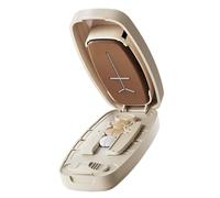 Genérico Coupe-pastilles multifonction : coupe précise 1/2, 1/3, 1/4 pastille, lame cachée, antidérapante, distributeur portable pour personnes âgées et enfants