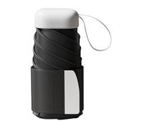 Generico coupe-vent parapluie - teinte pluie, tension résistante et compacte | Farmela en fibre de verre forte, auvent imperméable - sac à dos, sac, pare-soleil portable, adapté à, noir, Fare
