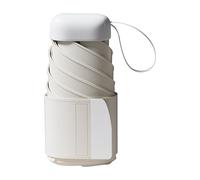 Generico coupe-vent parapluie - teinte pluie, tension résistante et compacte | Farmela en fibre de verre forte, auvent imperméable - sac à dos, sac, pare-soleil portable, adapté à, Crème colorée,