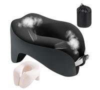 Generico Coussin cervical | Coussin pour sieste pour étudiants | Mousse à mémoire de forme en forme de U pour siestes, idéal pour extérieur, camping, yoga, volontaire, événements, avion, voiture