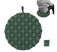 Generico Coussin de siège gonflable pour voyage aérien - coussin d'air - rond confortable, portable, anti-humidité, léger, imperméable pour voiture, chaise roulante longue