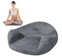 Genérico Coussin de yoga avec mousse à mémoire de forme | Coussins de sol pour la méditation pour adultes pour exercice, bureau, étude, voyage, extérieur, adultes et femmes